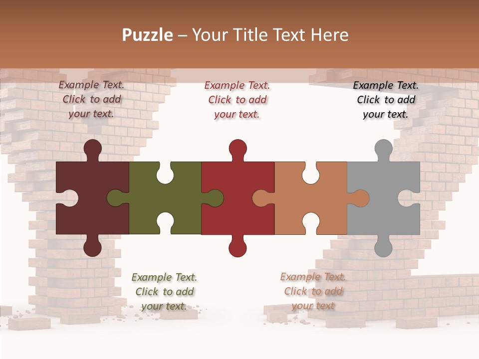 Type Wall Old PowerPoint Template