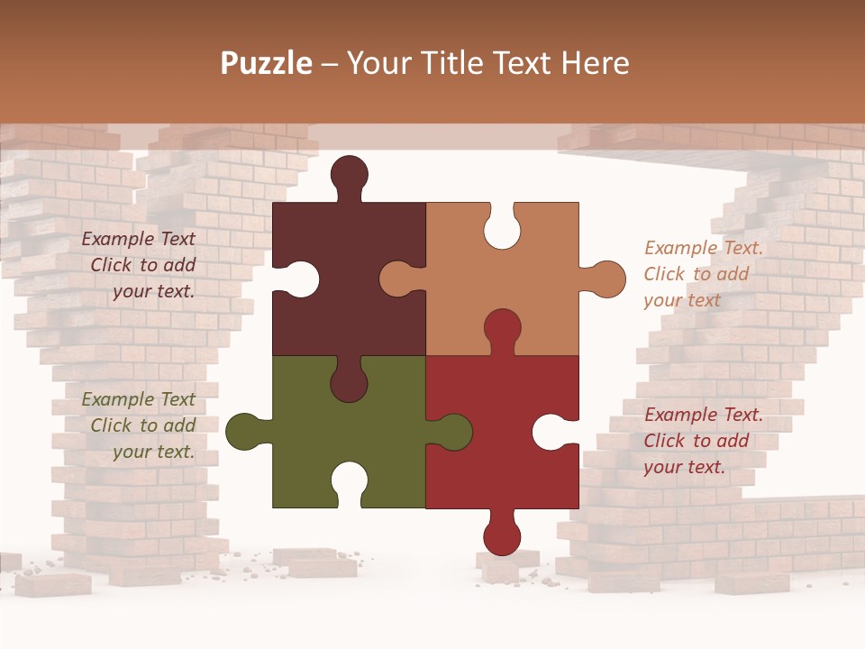 Type Wall Old PowerPoint Template