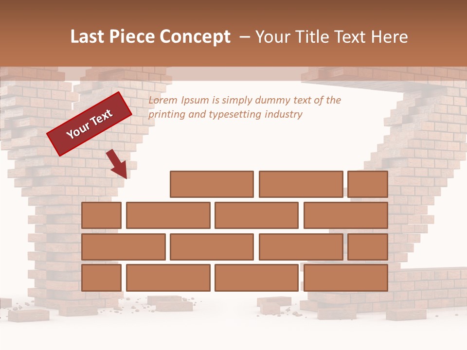 Type Wall Old PowerPoint Template