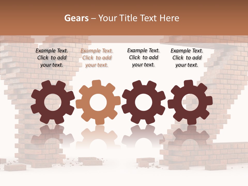Type Wall Old PowerPoint Template
