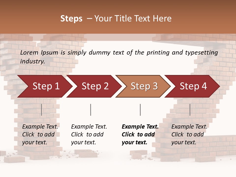Type Wall Old PowerPoint Template