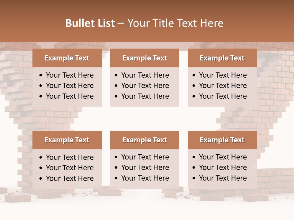 Type Wall Old PowerPoint Template
