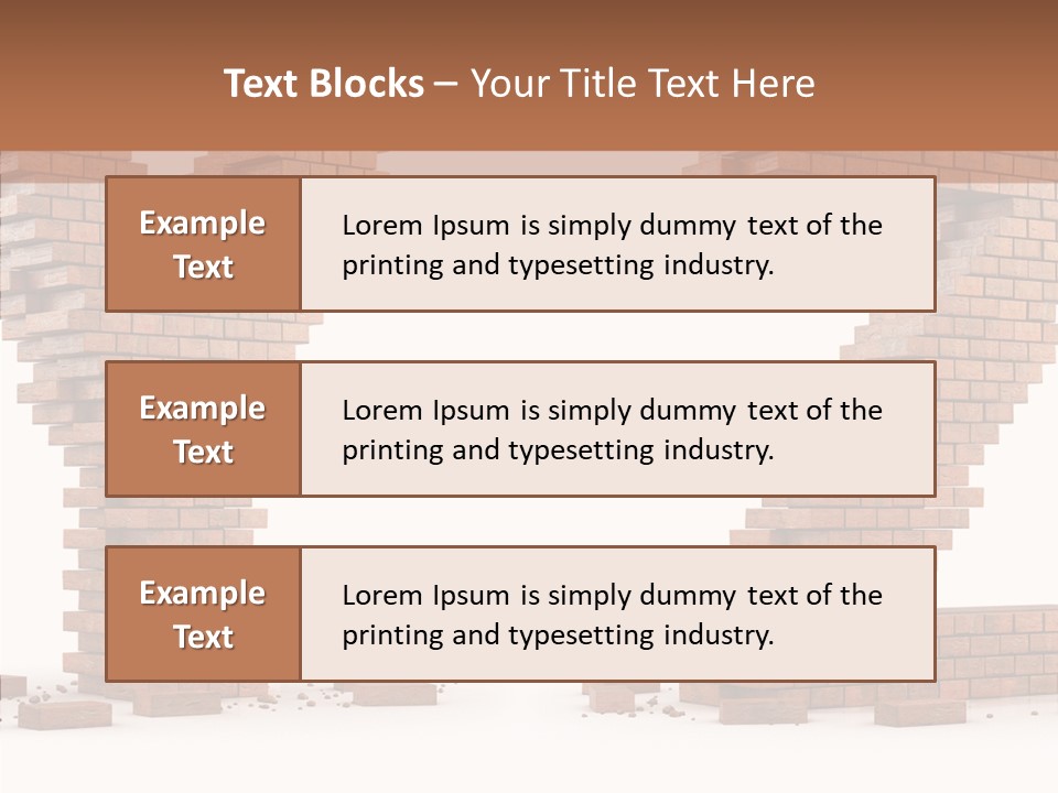 Type Wall Old PowerPoint Template