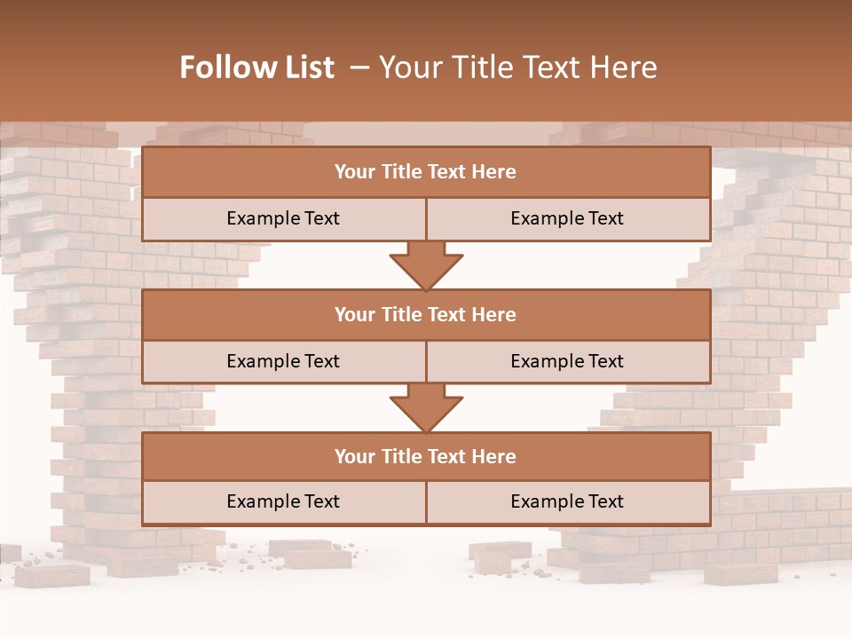 Type Wall Old PowerPoint Template