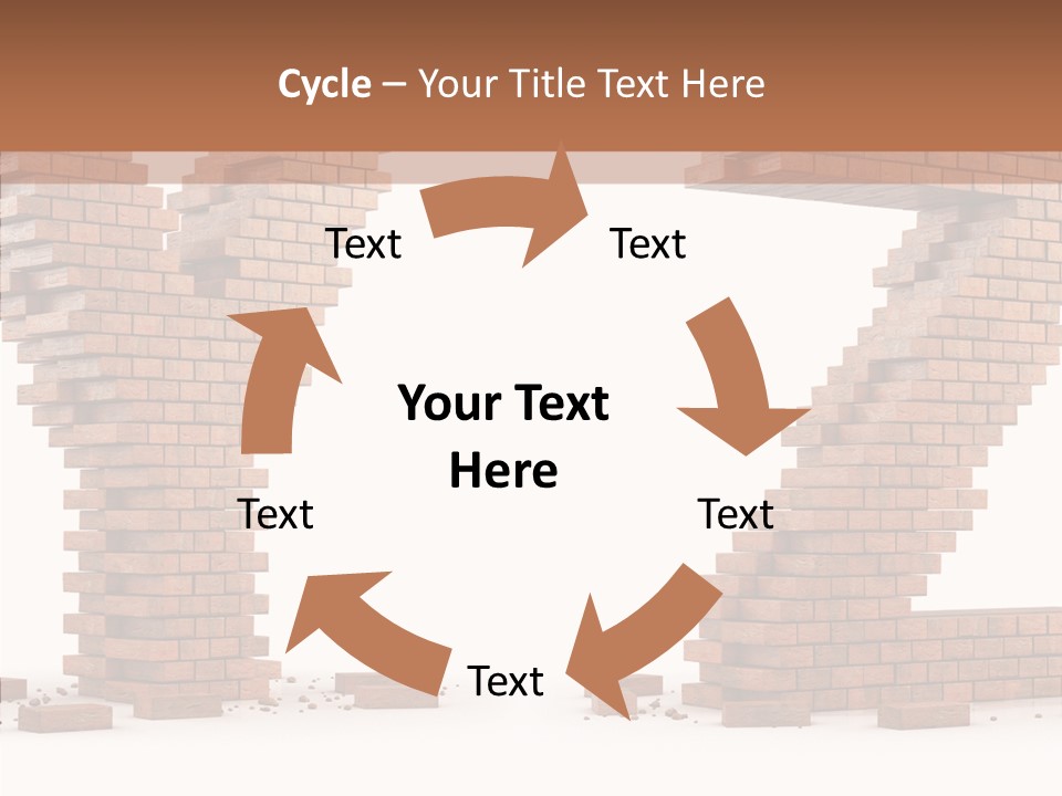 Type Wall Old PowerPoint Template