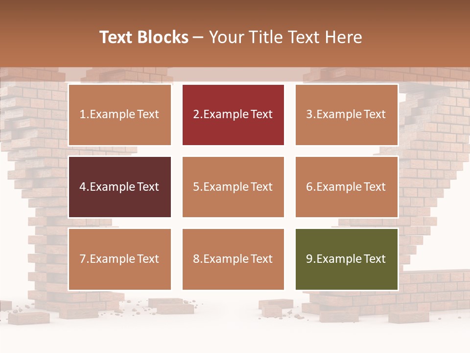 Type Wall Old PowerPoint Template
