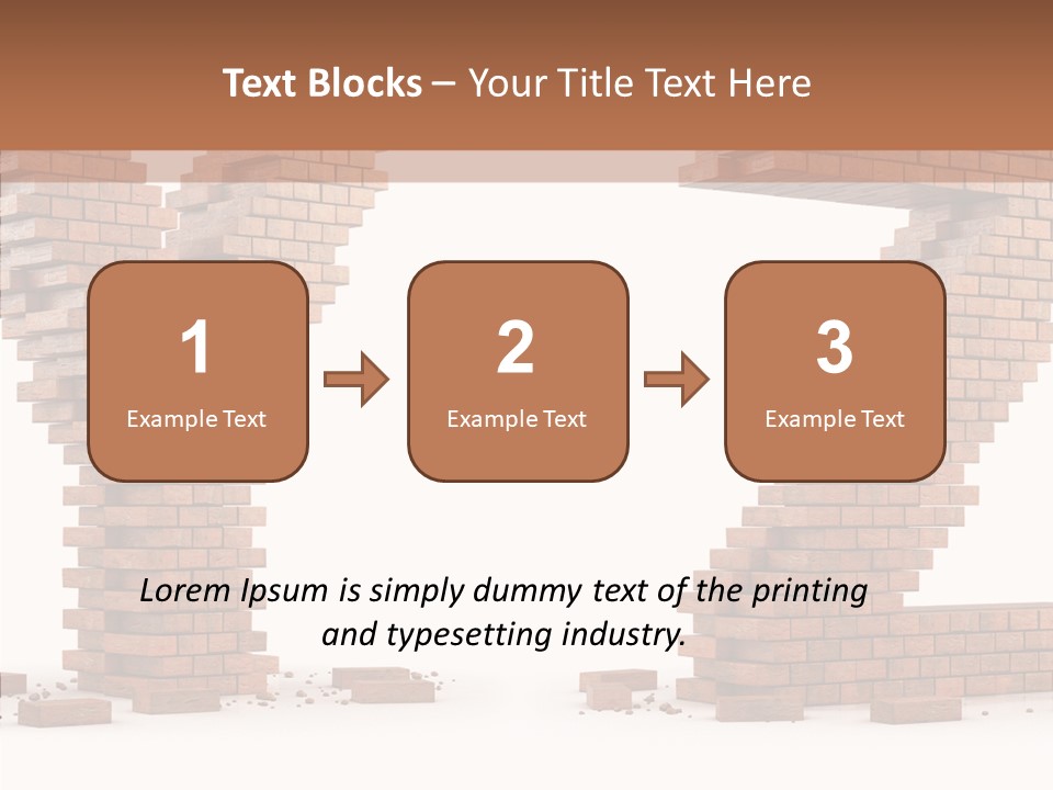 Type Wall Old PowerPoint Template