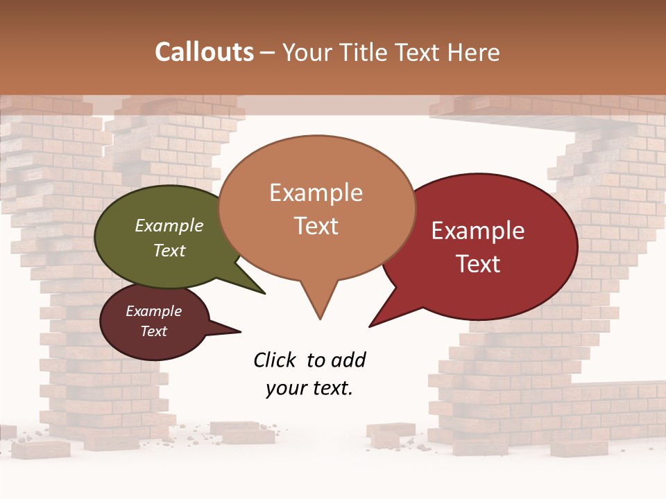Type Wall Old PowerPoint Template