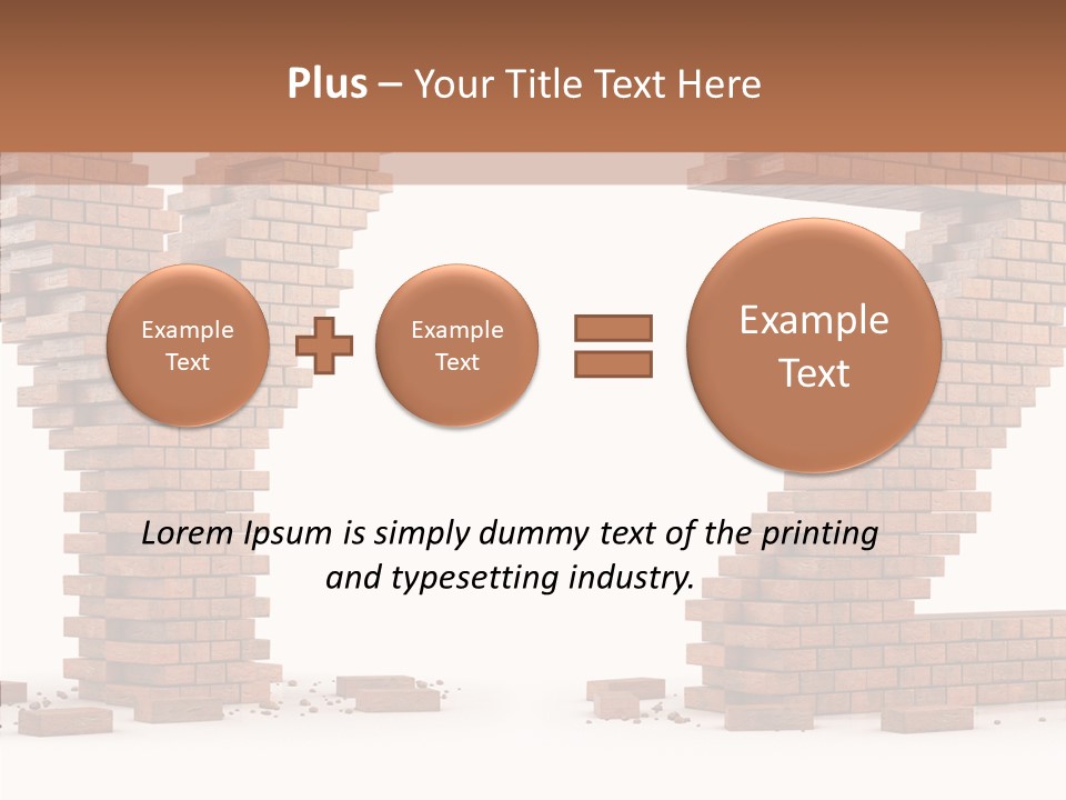 Type Wall Old PowerPoint Template