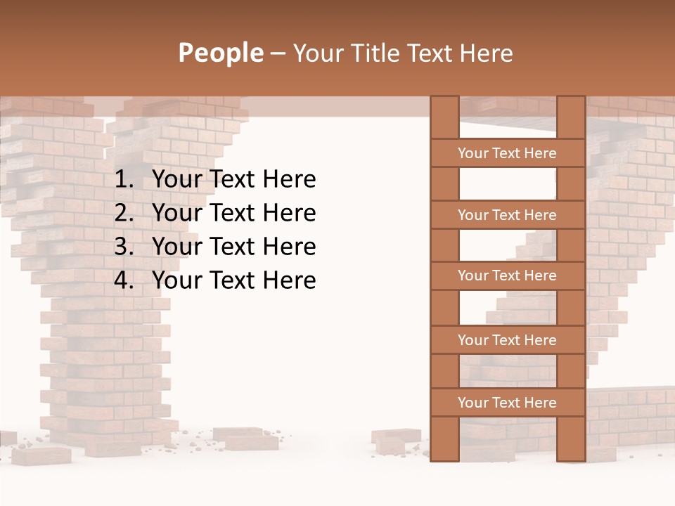 Type Wall Old PowerPoint Template
