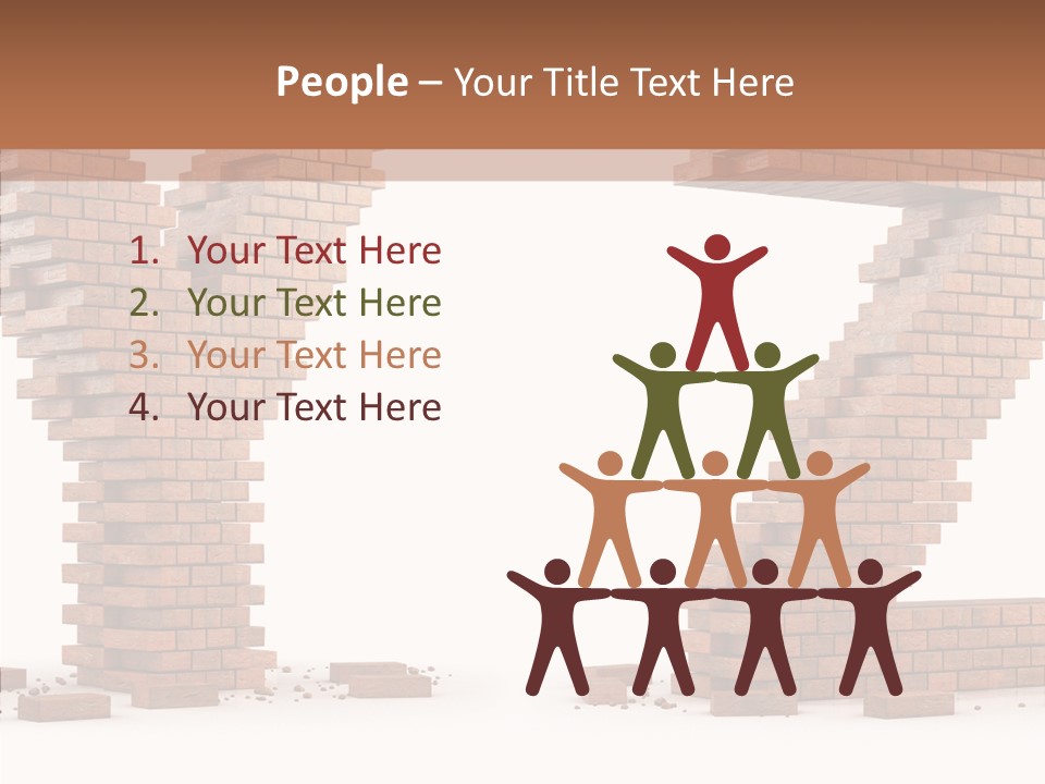 Type Wall Old PowerPoint Template