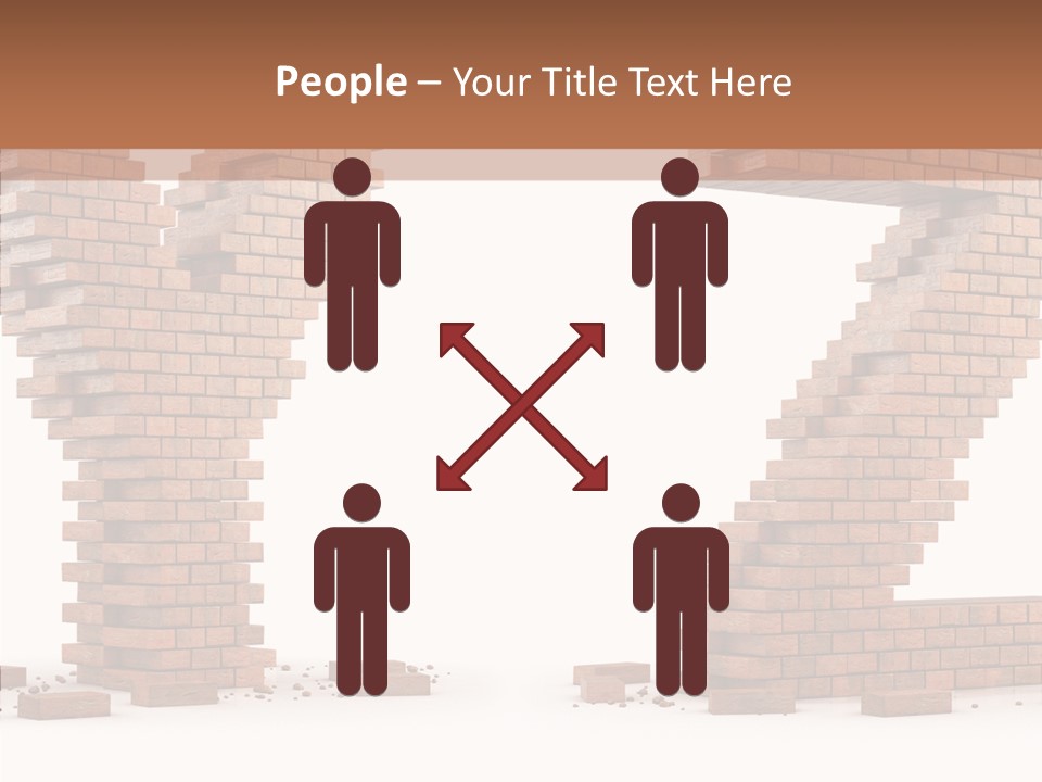 Type Wall Old PowerPoint Template