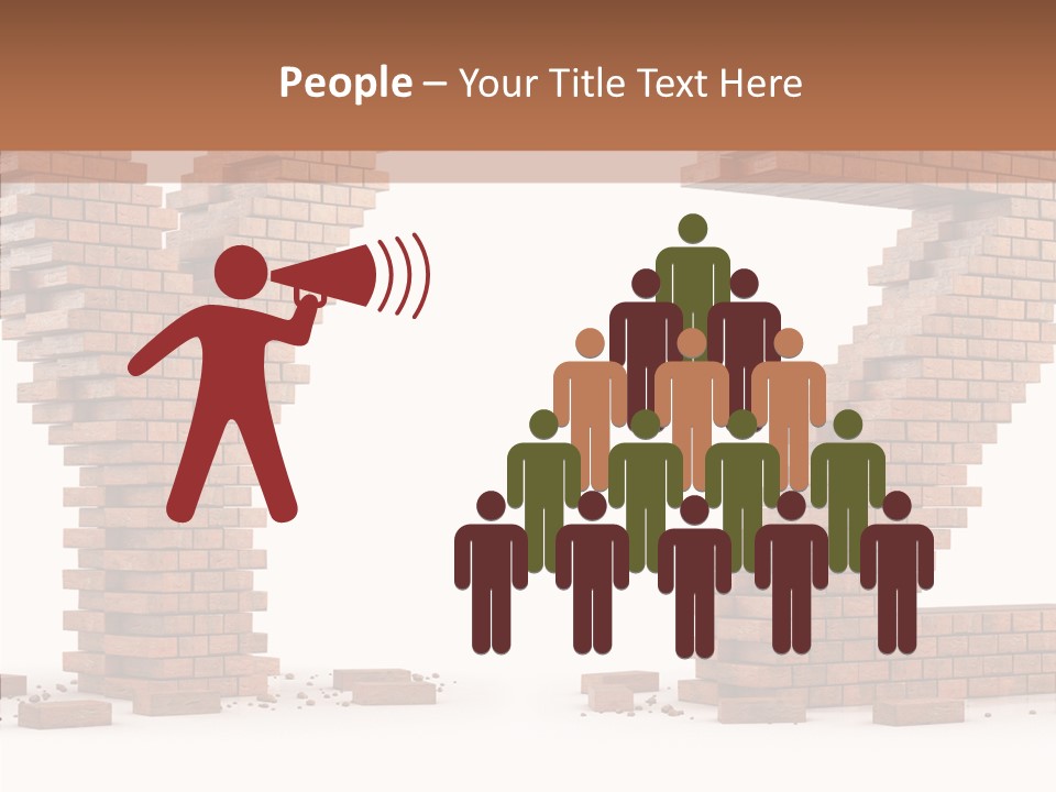 Type Wall Old PowerPoint Template