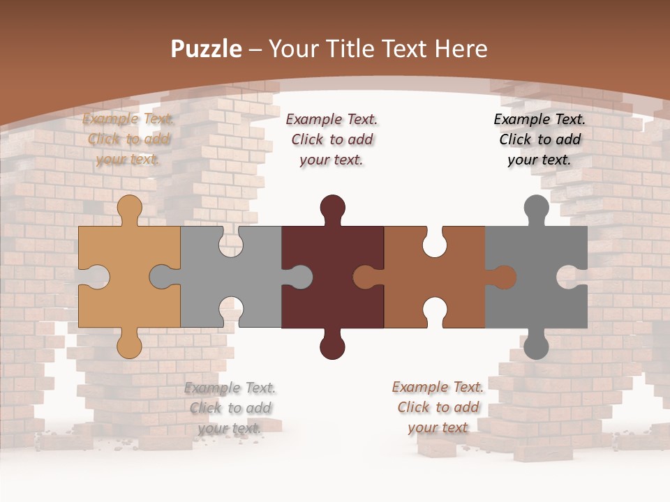 Pattern White Old PowerPoint Template