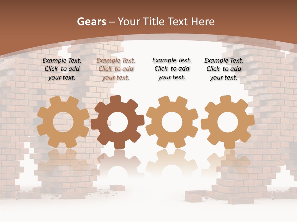 Pattern White Old PowerPoint Template