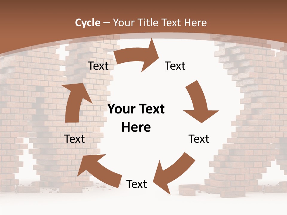 Pattern White Old PowerPoint Template