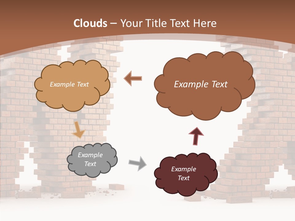 Pattern White Old PowerPoint Template