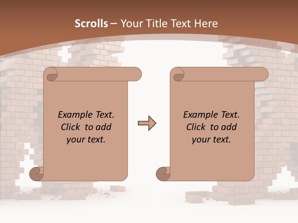 Pattern White Old PowerPoint Template
