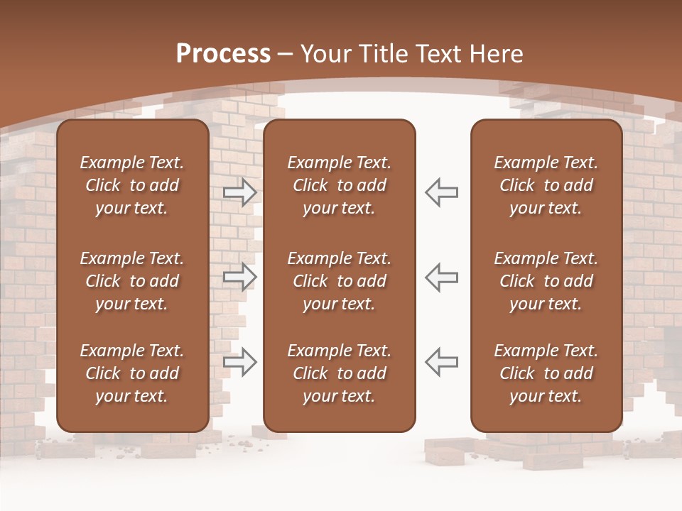 Pattern White Old PowerPoint Template