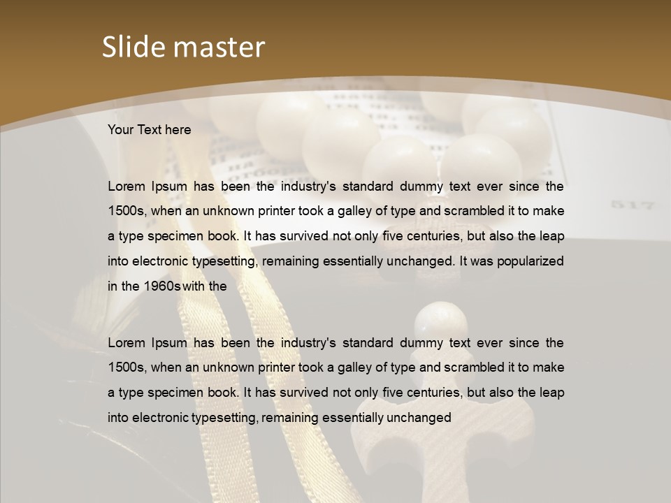 Prayer Beads Bible PowerPoint Template