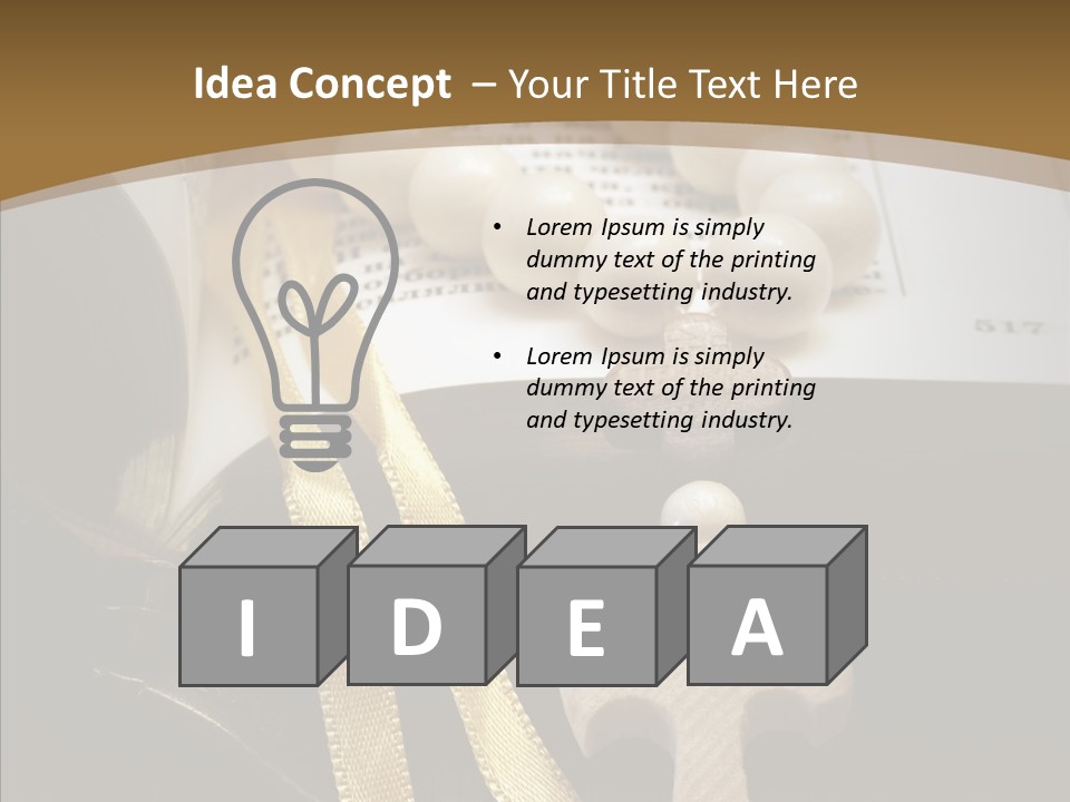 Prayer Beads Bible PowerPoint Template