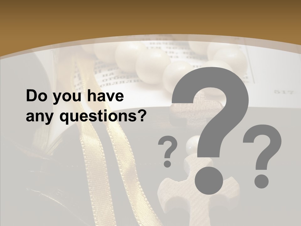 Prayer Beads Bible PowerPoint Template