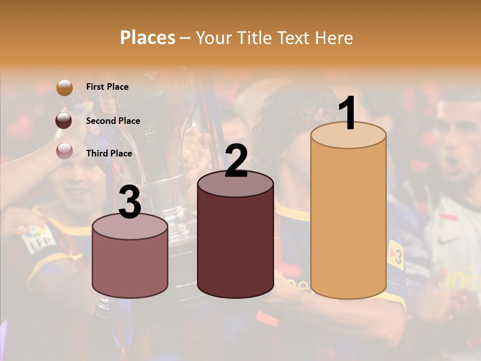 La Liga League Puyol PowerPoint Template