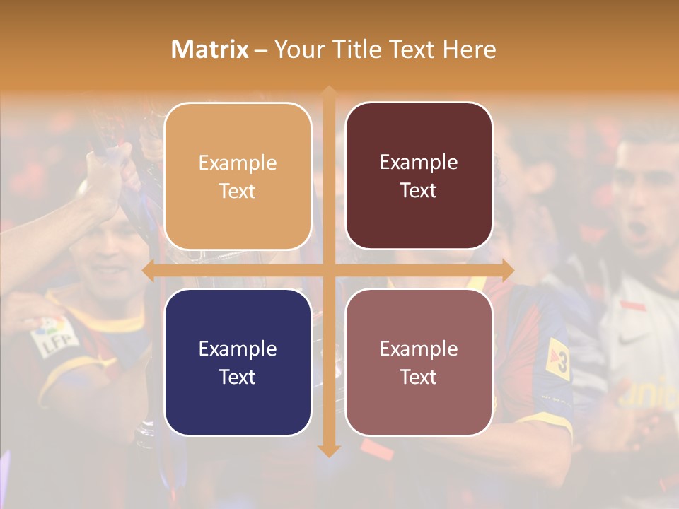 La Liga League Puyol PowerPoint Template