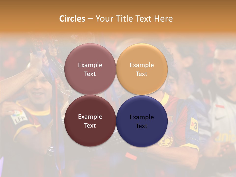 La Liga League Puyol PowerPoint Template