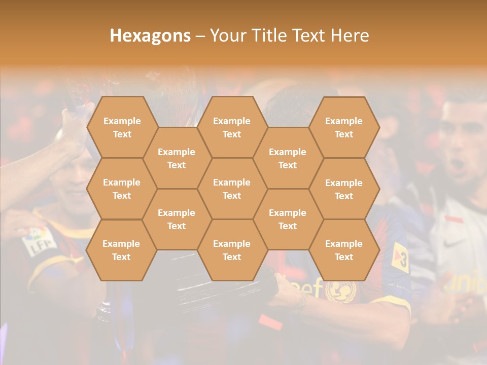 La Liga League Puyol PowerPoint Template