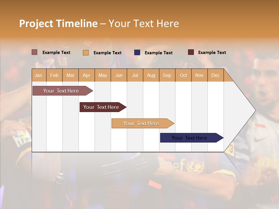 La Liga League Puyol PowerPoint Template