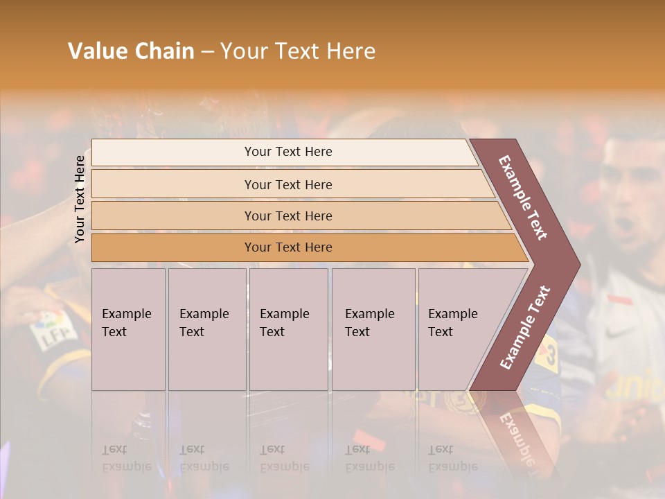 La Liga League Puyol PowerPoint Template