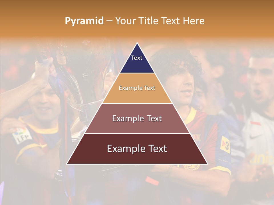 La Liga League Puyol PowerPoint Template