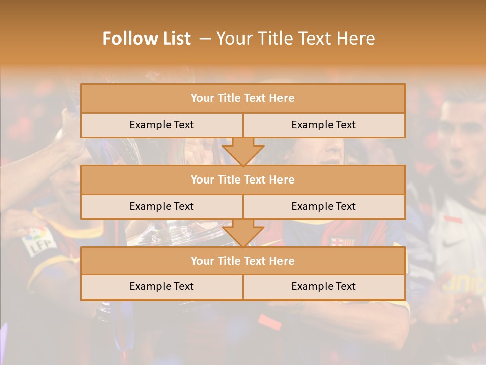 La Liga League Puyol PowerPoint Template