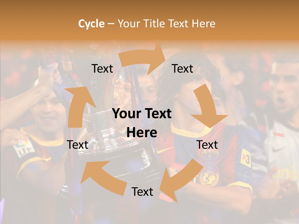 La Liga League Puyol PowerPoint Template