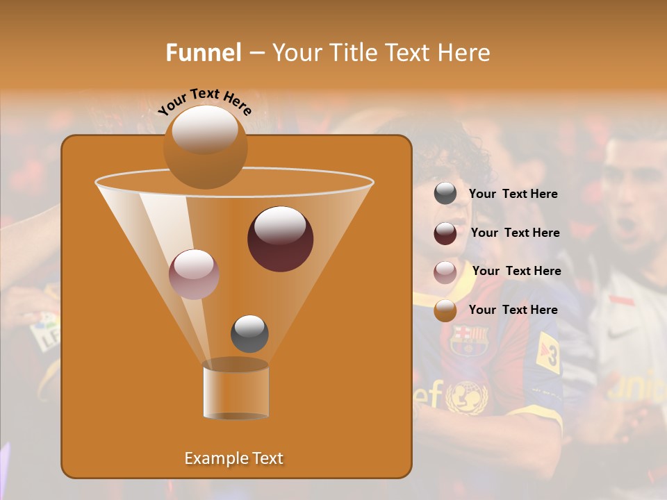 La Liga League Puyol PowerPoint Template