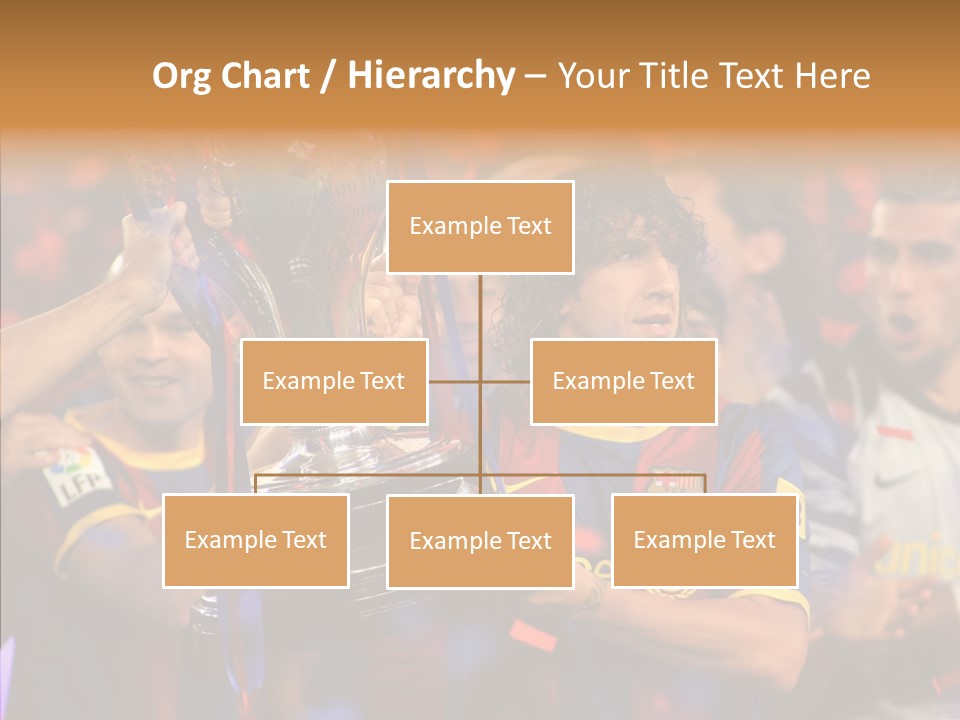 La Liga League Puyol PowerPoint Template