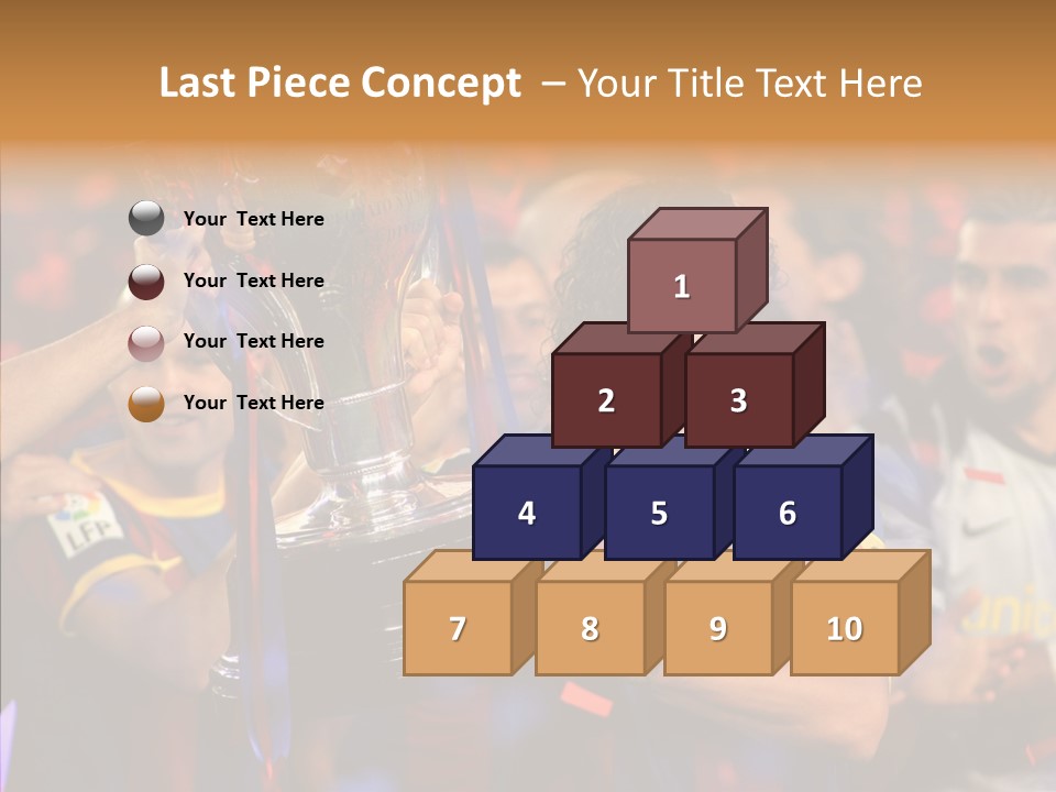 La Liga League Puyol PowerPoint Template