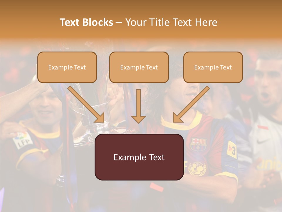 La Liga League Puyol PowerPoint Template