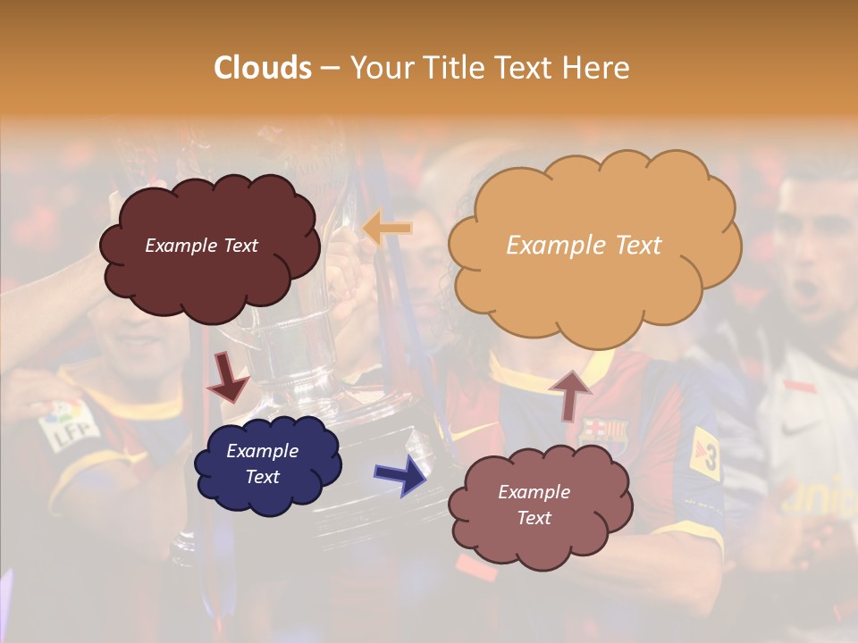 La Liga League Puyol PowerPoint Template