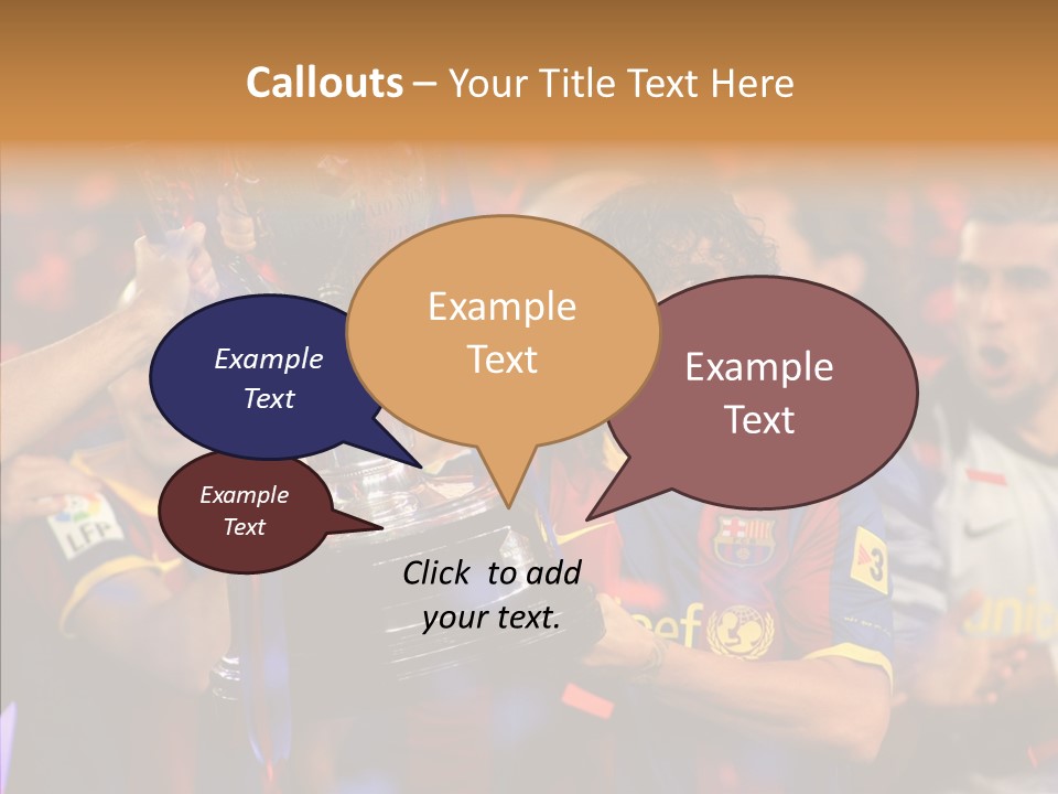 La Liga League Puyol PowerPoint Template