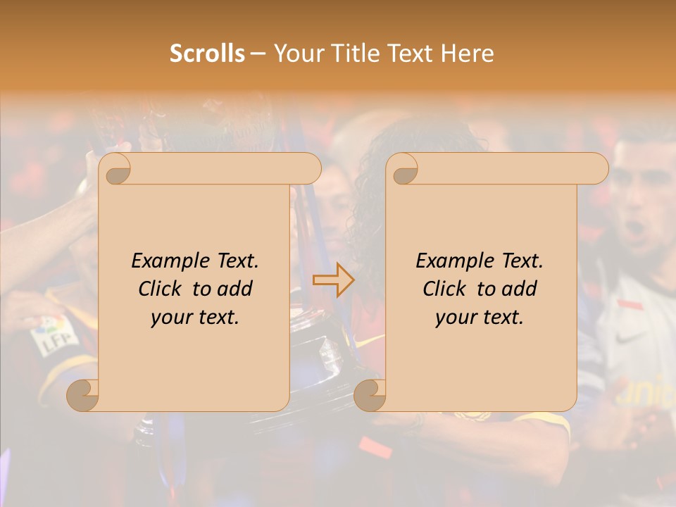 La Liga League Puyol PowerPoint Template