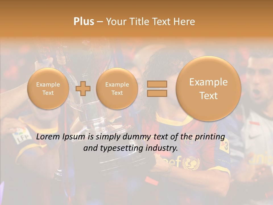 La Liga League Puyol PowerPoint Template