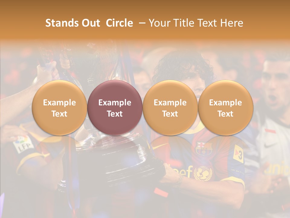 La Liga League Puyol PowerPoint Template