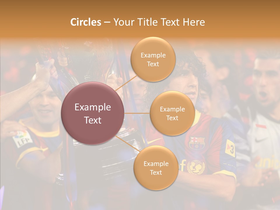 La Liga League Puyol PowerPoint Template