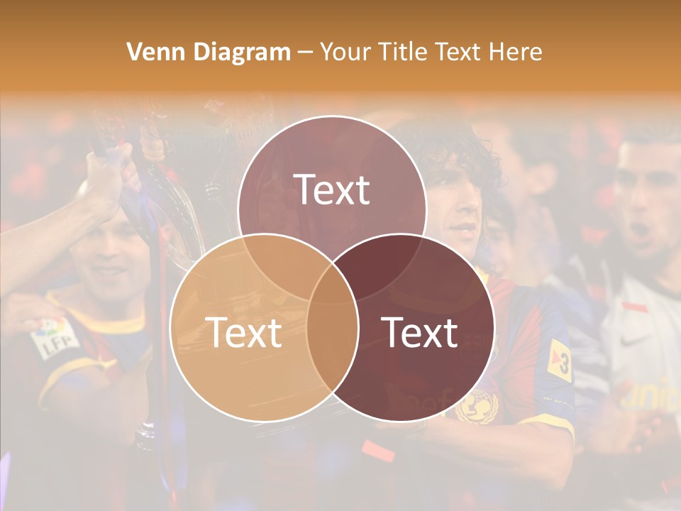 La Liga League Puyol PowerPoint Template