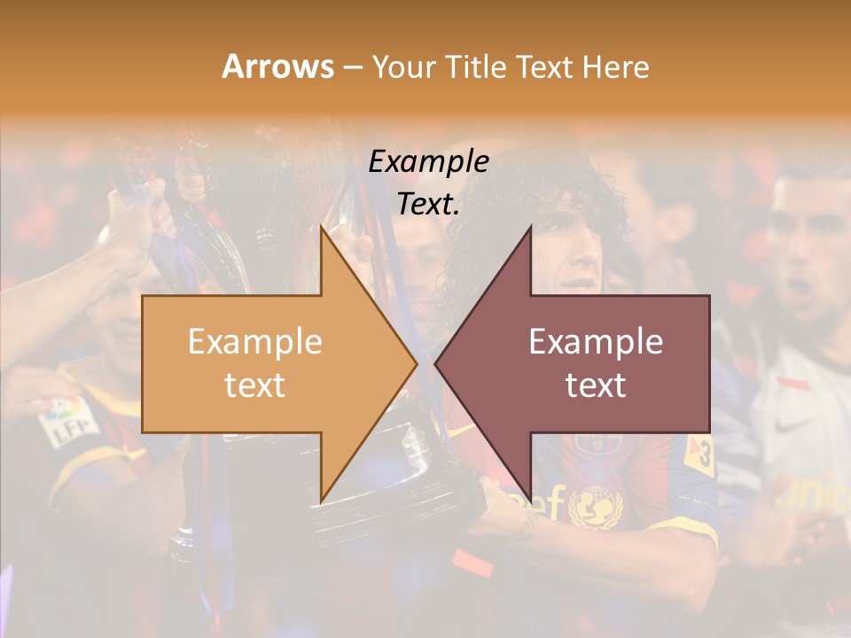 La Liga League Puyol PowerPoint Template