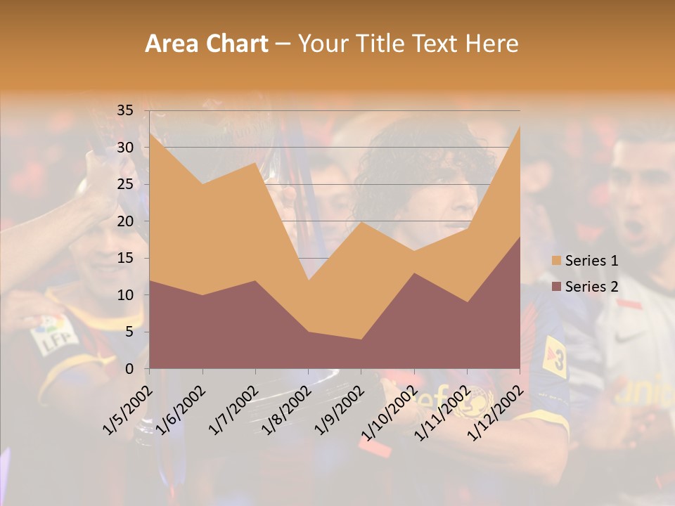 La Liga League Puyol PowerPoint Template