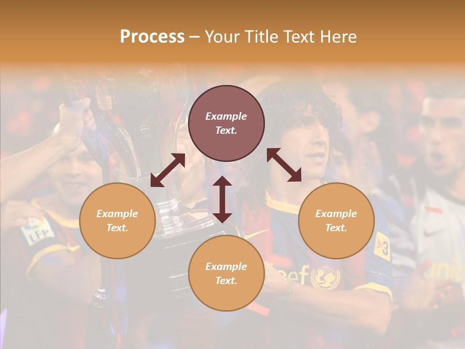 La Liga League Puyol PowerPoint Template