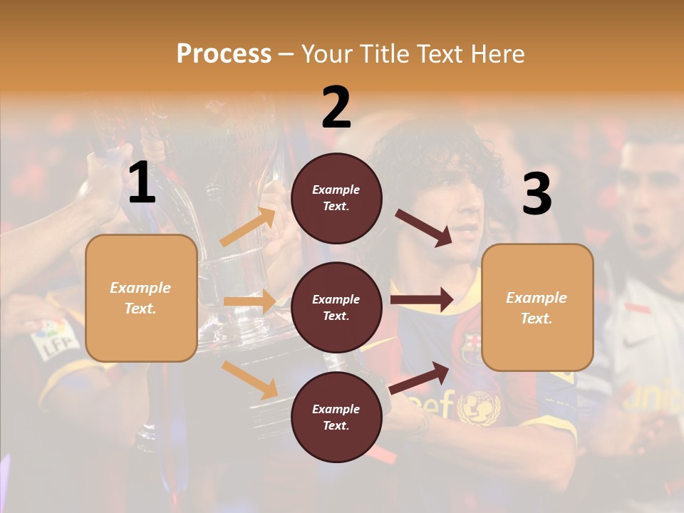 La Liga League Puyol PowerPoint Template